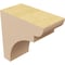 Ekena Millwork 2"W x 4"D x 4"H Classic Yorktown Rough Cedar Woodgrain TimberThane Corbel, Primed Tan CORUR02X04X04YORRCPR - alternate 2